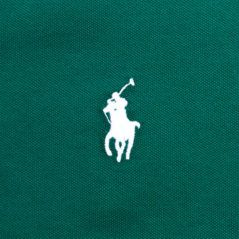 RLX Tailored Fit Stretch Cotton Polo Kelly Green/Ceramic White