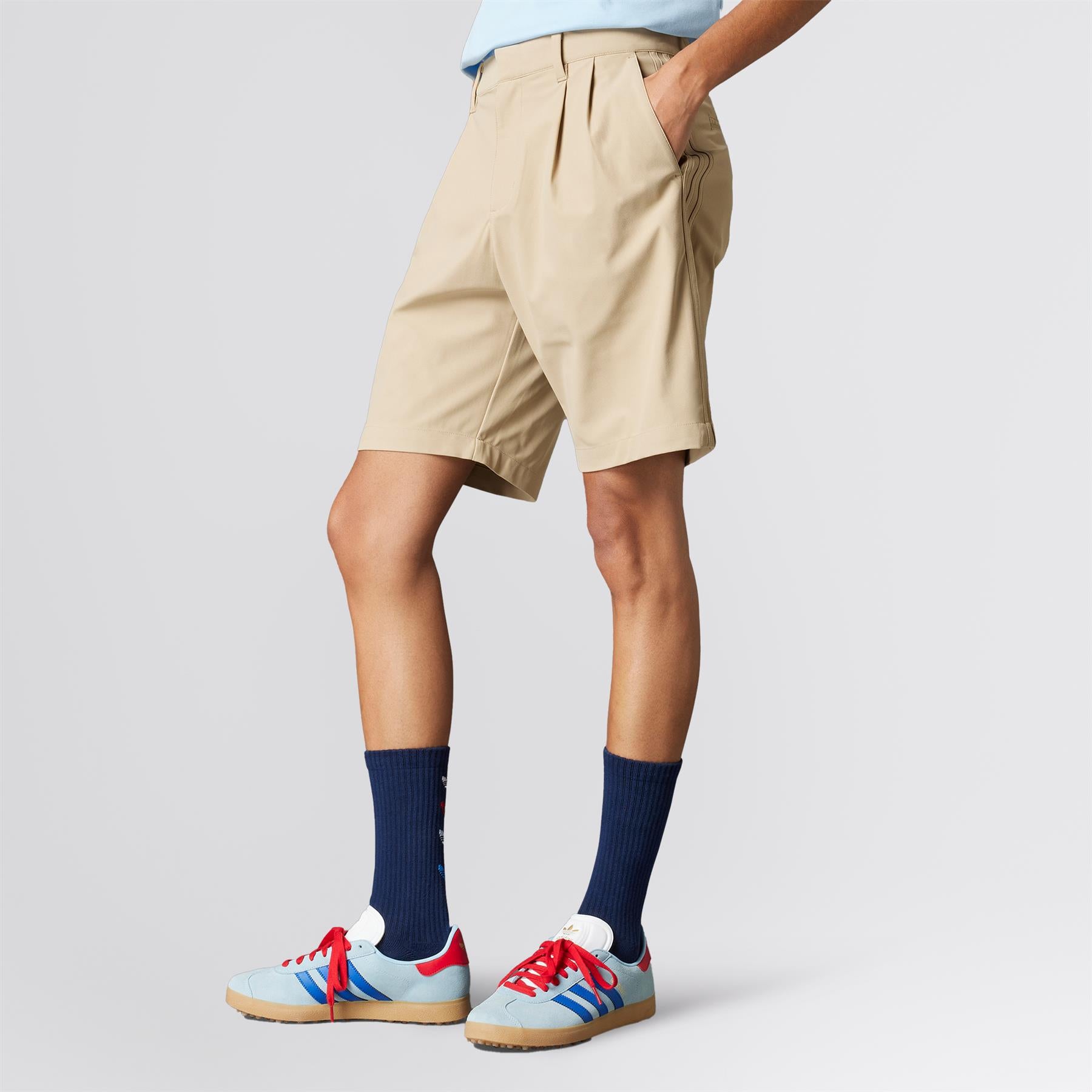 Twistknit Pleated Shorts Hemp