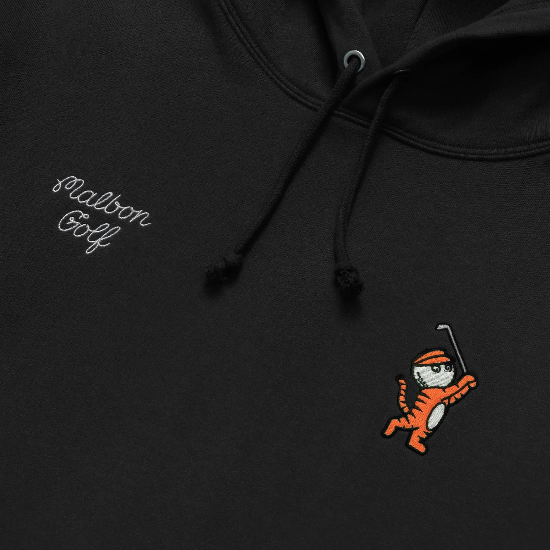 Malbon Golf Tiger Buckets Hoodie Black | TRENDYGOLF UK