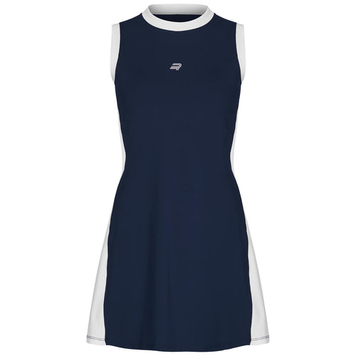 Womens Eleonor Sleeveless Dress Navy - AW24