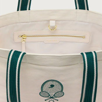 Robinson Canvas Club Tote Bag Ivory/Forest