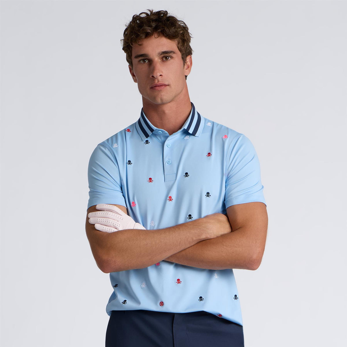 Embroidered Tech Jersey Polo Baja