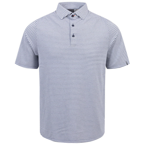 Lee Stripe Stretch Polo Atlanta Blue/White - 2024