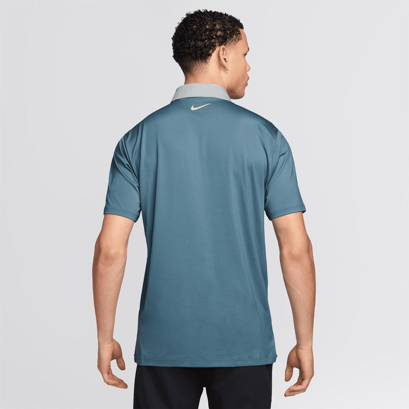 Dri-FIT Tour Contrast Polo Smokey Blue/Pure Platinum/Pale Ivory