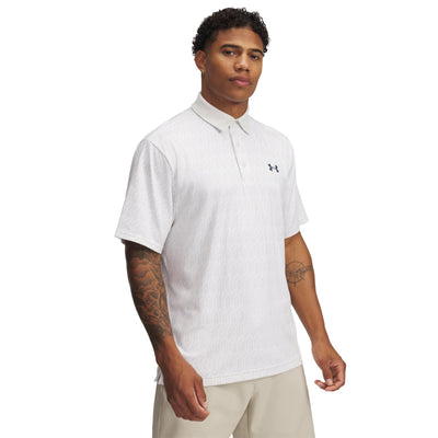 Playoff 3.0 Printed Polo White/Clay/Grey