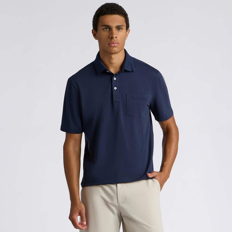 Pocket Pique Polo Twilight
