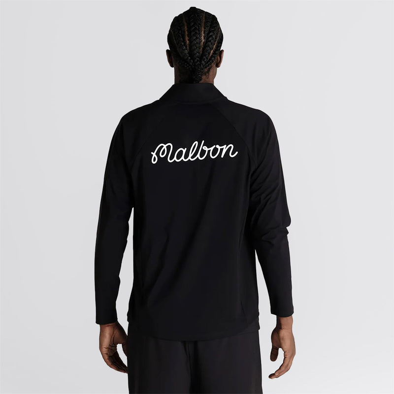 Performance Raglan Quarter Zip Mid Layer Black