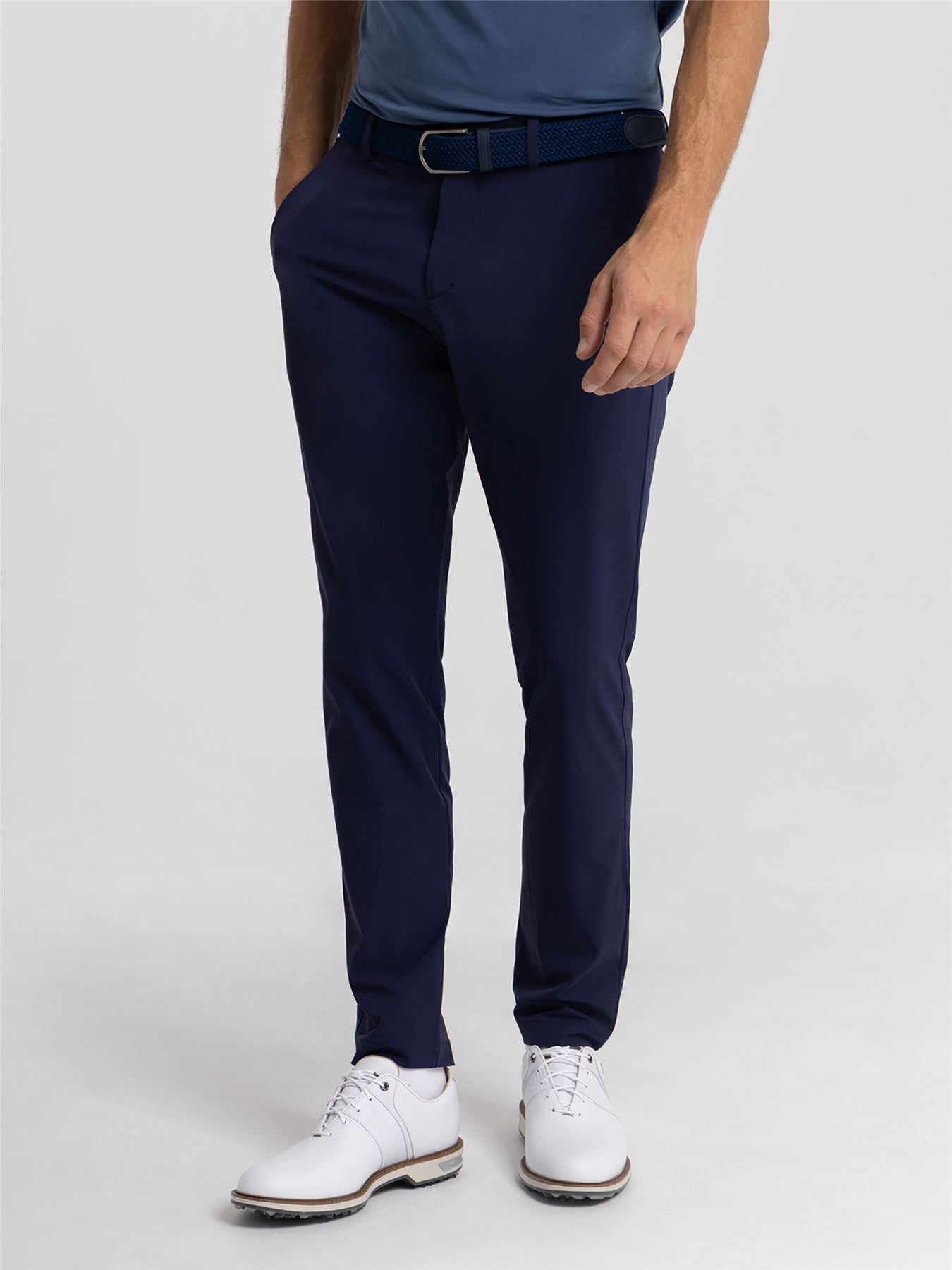 Iver Tailored Fit Trousers Atlanta Blue