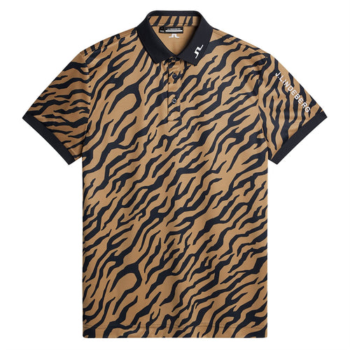 Tour Tech Print Polo Tour Tiger Brown - SS25