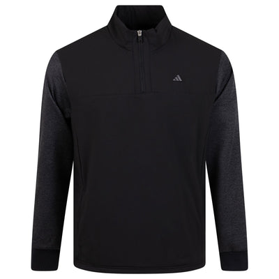 Go-To Quarter Zip Elevated Layer Jacket Black - AW23