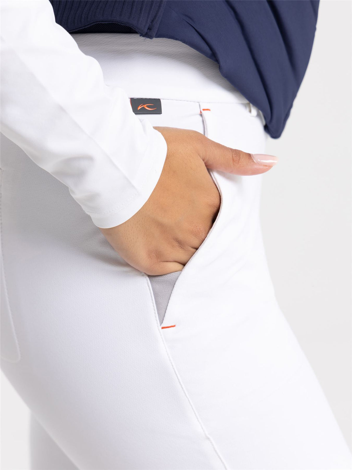 Collagen 7/8 Treggings White
