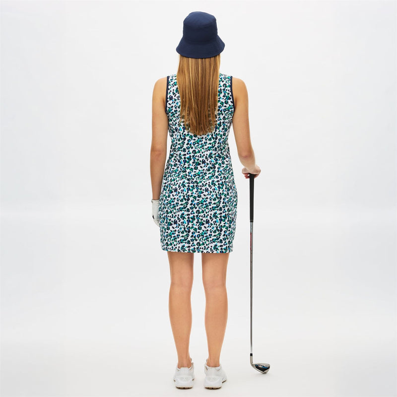 Essential SL Dress Leo Blue/Green