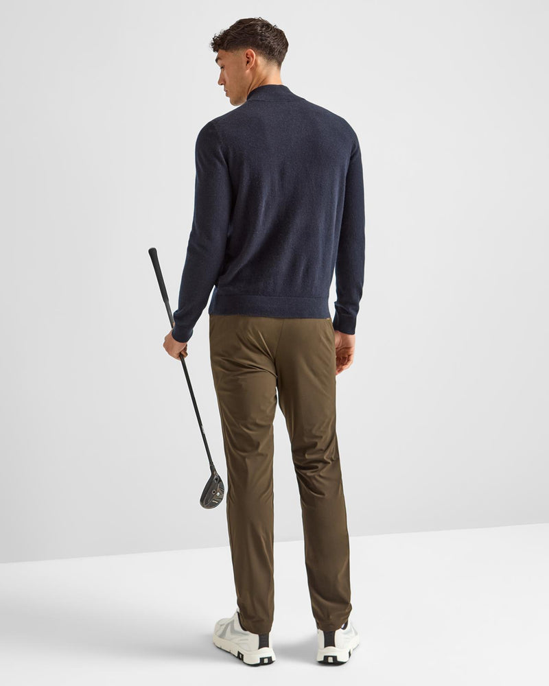 H-Hevoluto Cashmere Full Zip Dark Blue