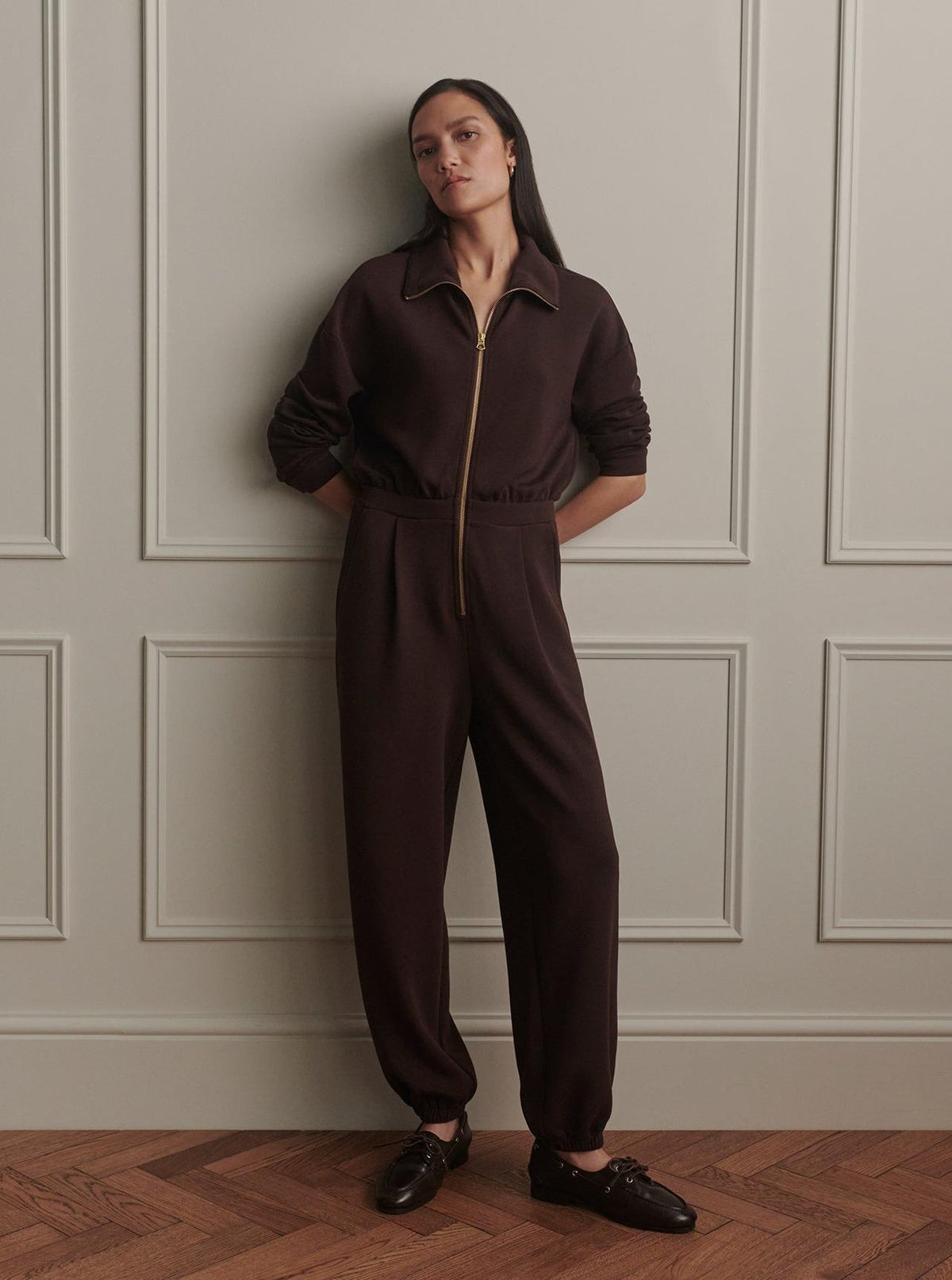 Jessie Jumpsuit Coffee Bean