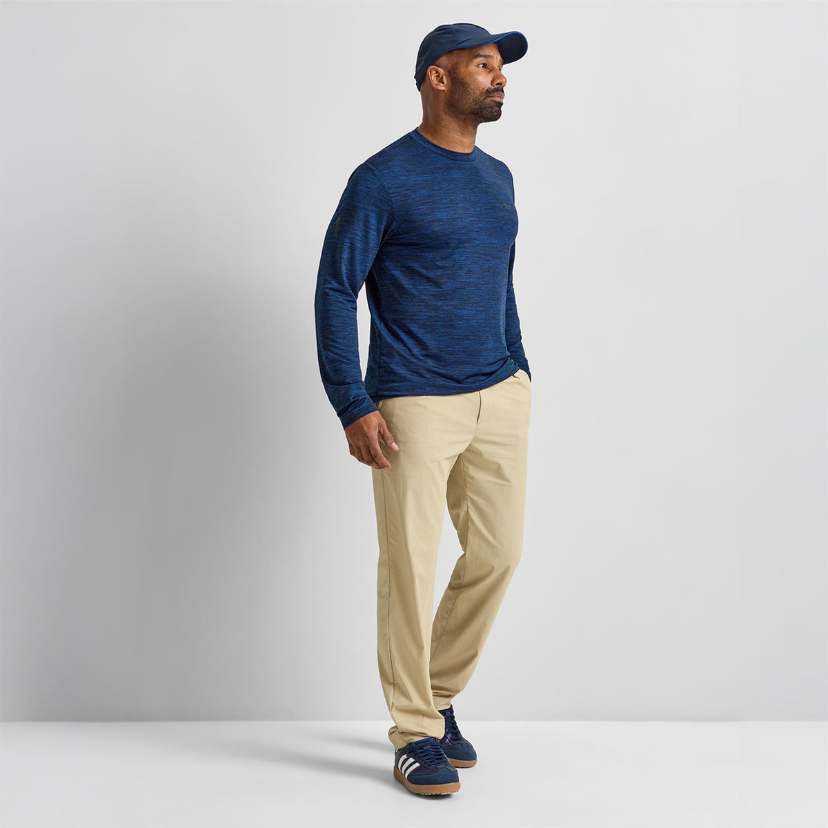Stretch Golf Trousers Beige