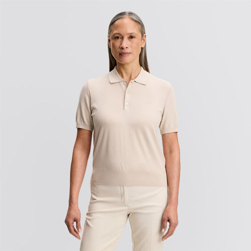 Blake Knit Polo Moonebeam