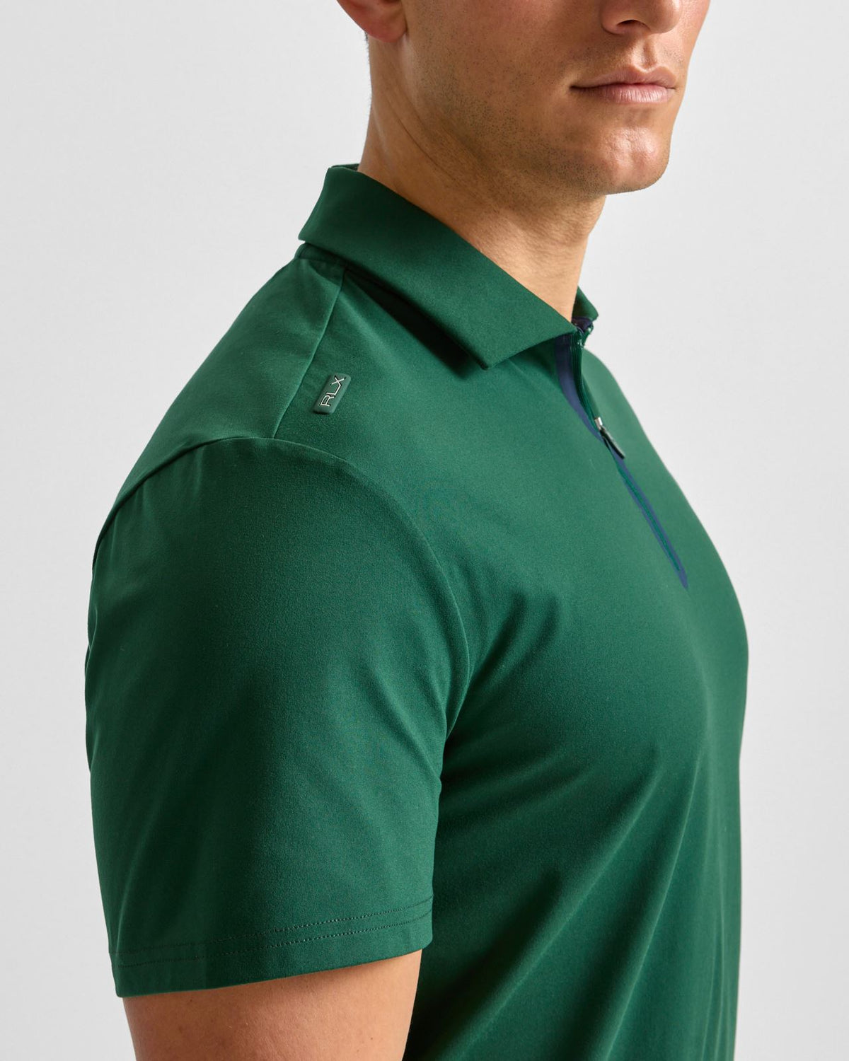 RLX Tailored Fit Kinetic Tech Jersey Moss Agate