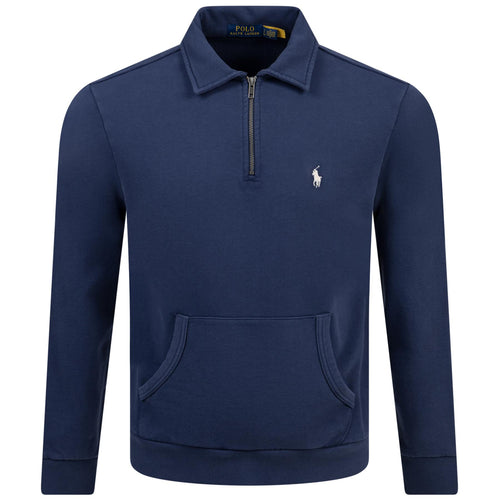 Polo Golf Half Zip Cotton Sweatshirt Cruise Navy - AW24