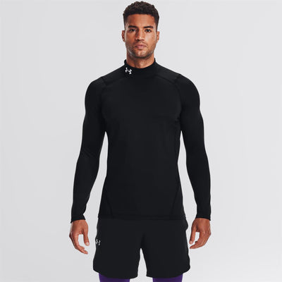 CG Armour Fitted Mock Neck Baselayer Black