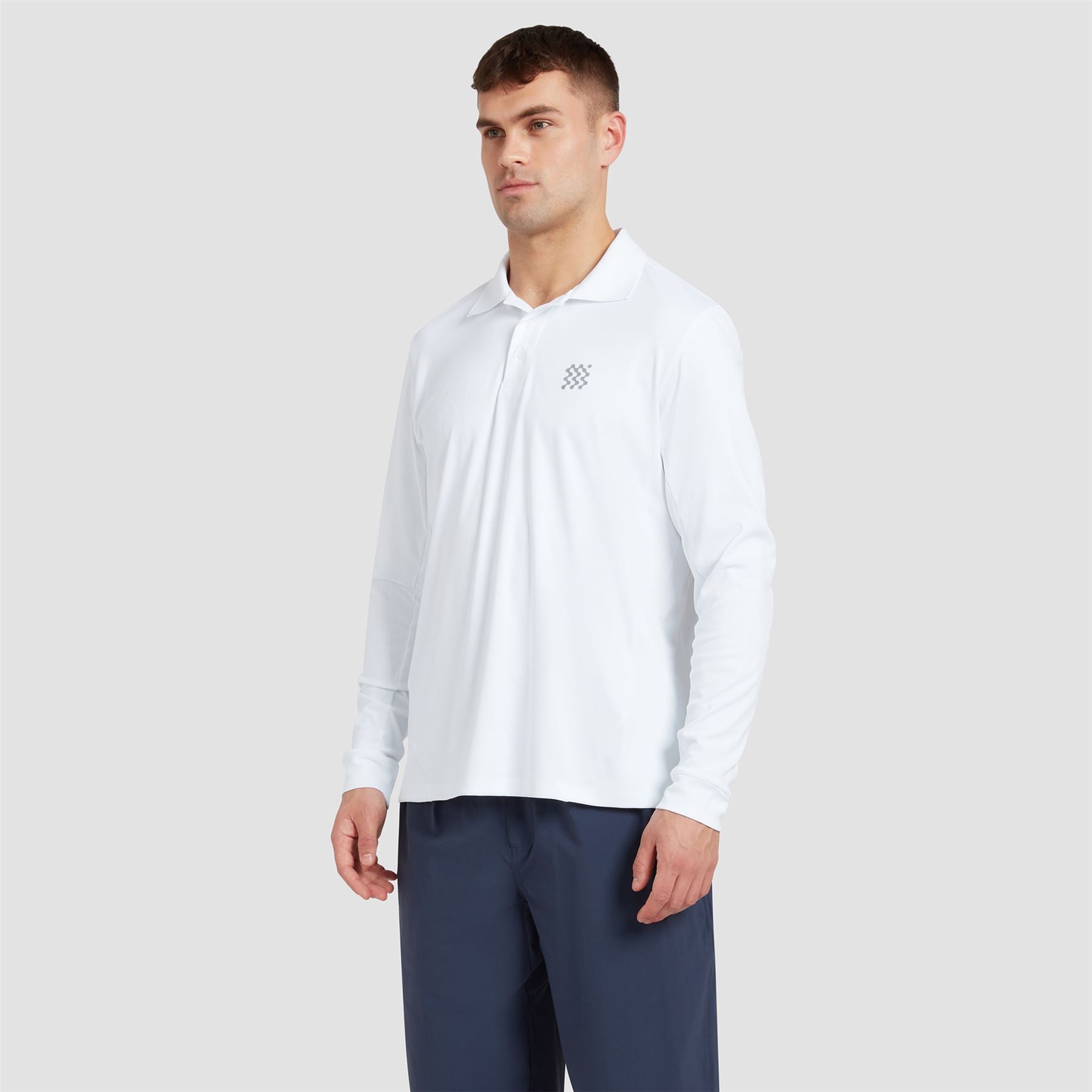 The Course LS Polo White
