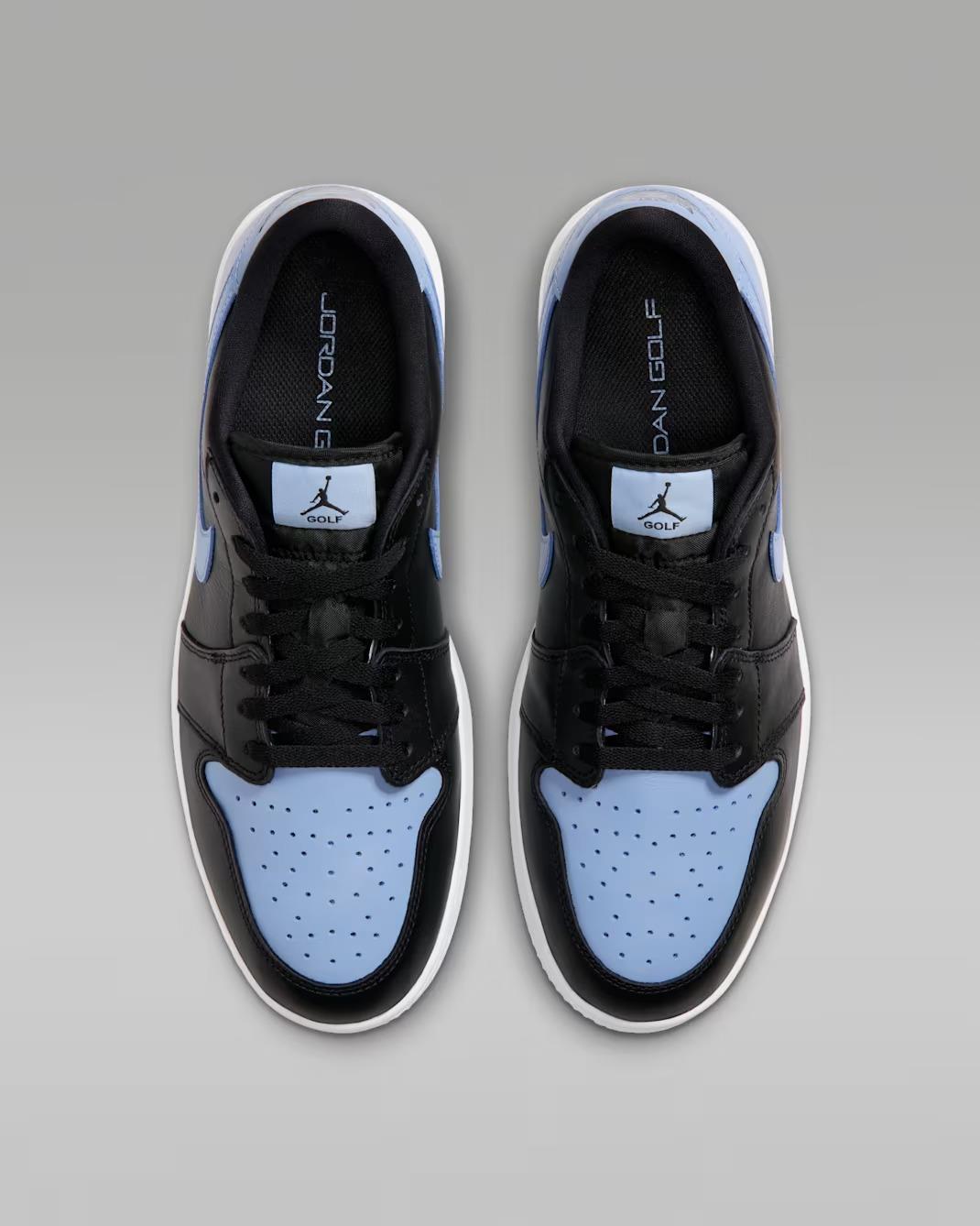 Air Jordan 1 Low G Spiked Black/Chambray/White