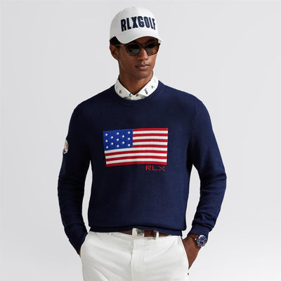 US Ryder Cup Flag Sweater Refined Navy