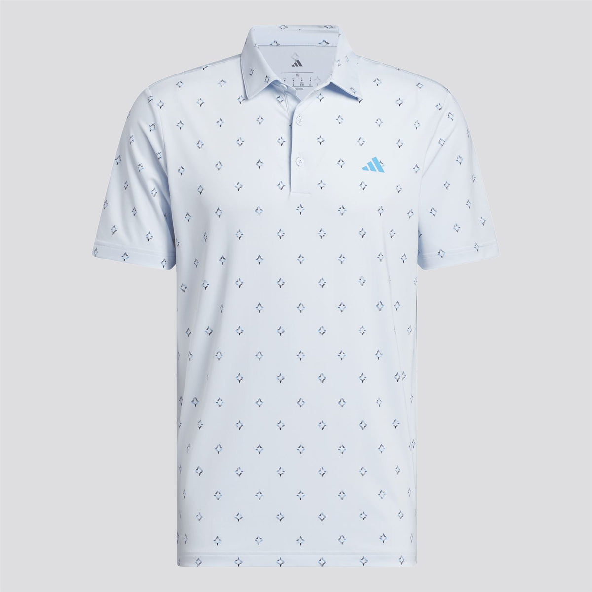 Ultimate365 Essence Print Climacool Polo Crystal Sky