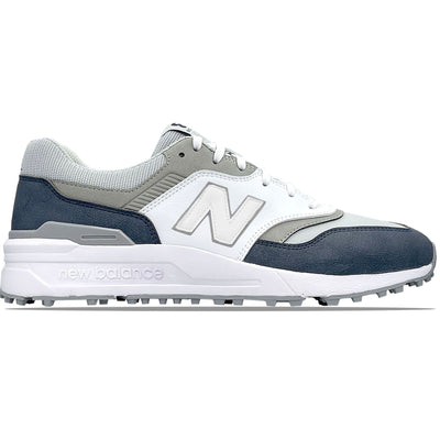 997 Waterproof Spikeless Golf Shoes White/Navy - SS24