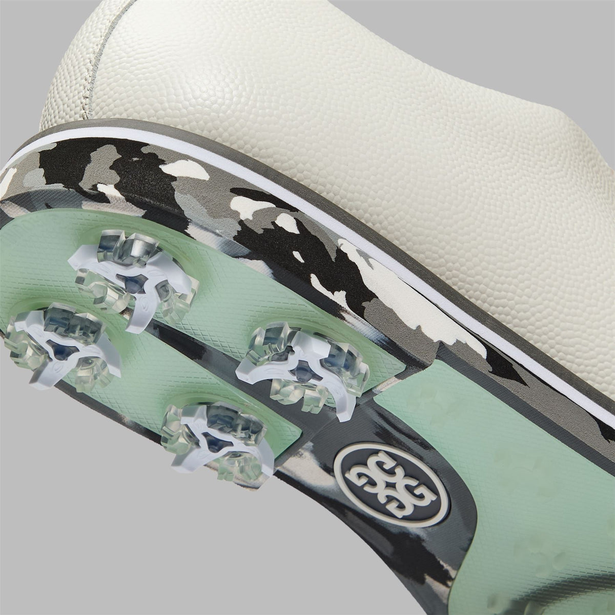Gallivanter G/LOCK Camo Sole Spiked Golf Shoe Snow/Charcoal