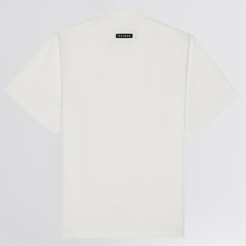 Malbon Golf Mare Mockneck T-Shirt White | TRENDYGOLF UK
