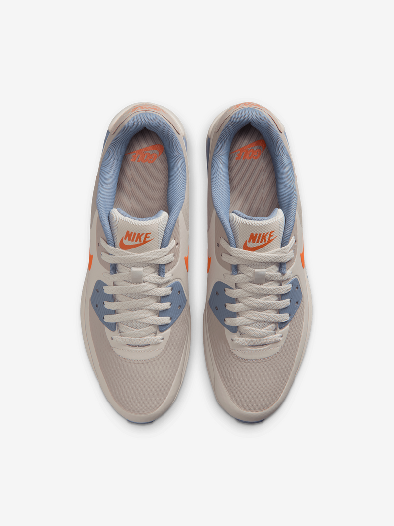 Air Max 90 Spikeless Golf Shoes Moon Particle/Safety Orange/Light Bone