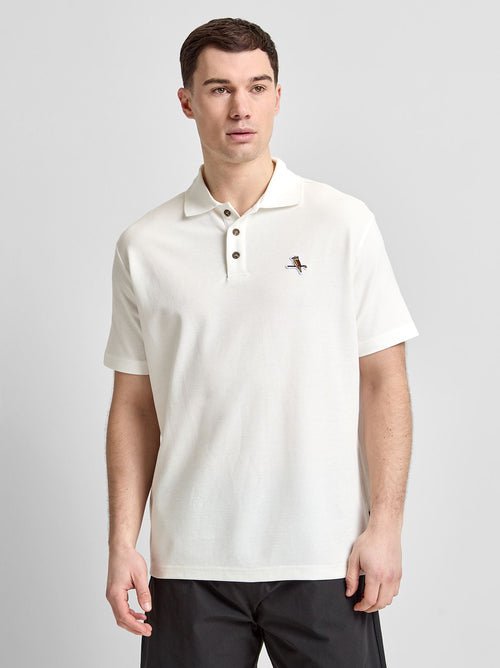 Kooka Terry Polo Off White