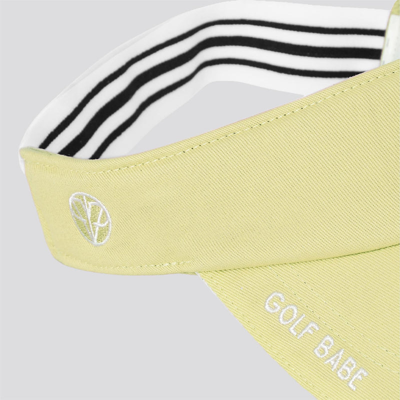 Golf Babe Visor Pastel Yellow