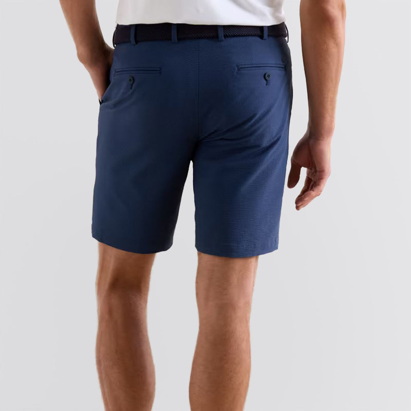 Matlock Seersucker Performance Short Navy
