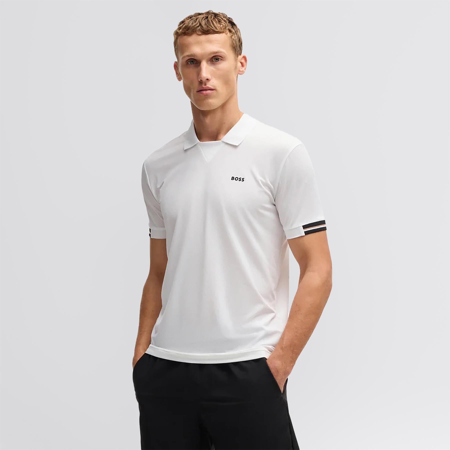 Palle Mesh Polo White