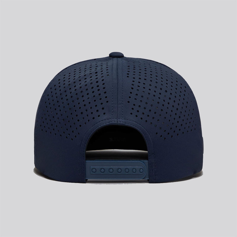 Pray For Birdies Patch Perforated Delta Hat Twilight