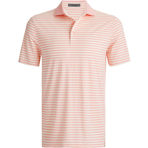 Perforated Stripe Tech Jersey Polo Amour - AW24