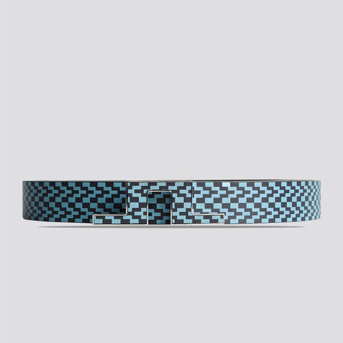 Bentley Printed Belt Bridge Stack Forget Navy