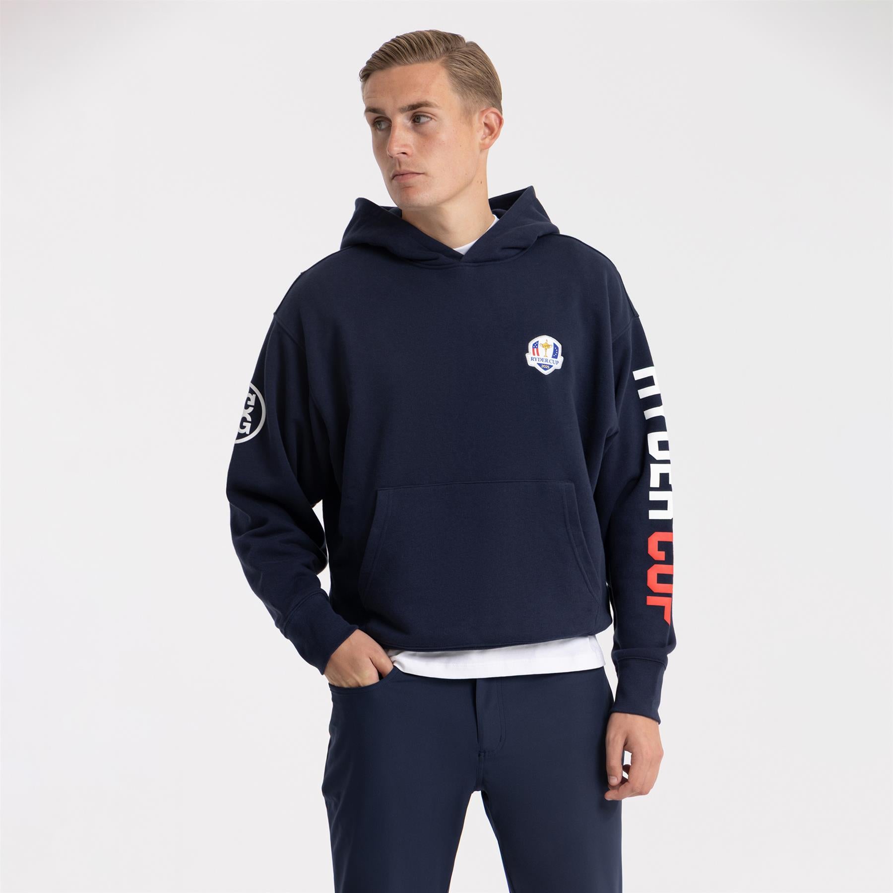 Limited Edition Ryder Cup 2025 Official Logo Hoodie Twilight