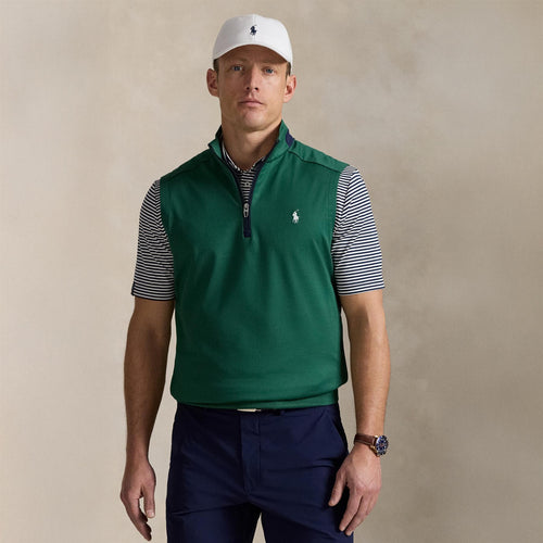 RLX Half Zip Stretch Jersey Gilet Kelly Green
