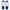 997 Waterproof Spiked Golf Shoes White/Blue