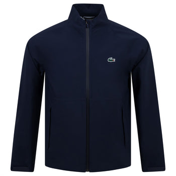 Golf Zip-Close Slim Fit Waterproof Windbreaker Jacket Navy