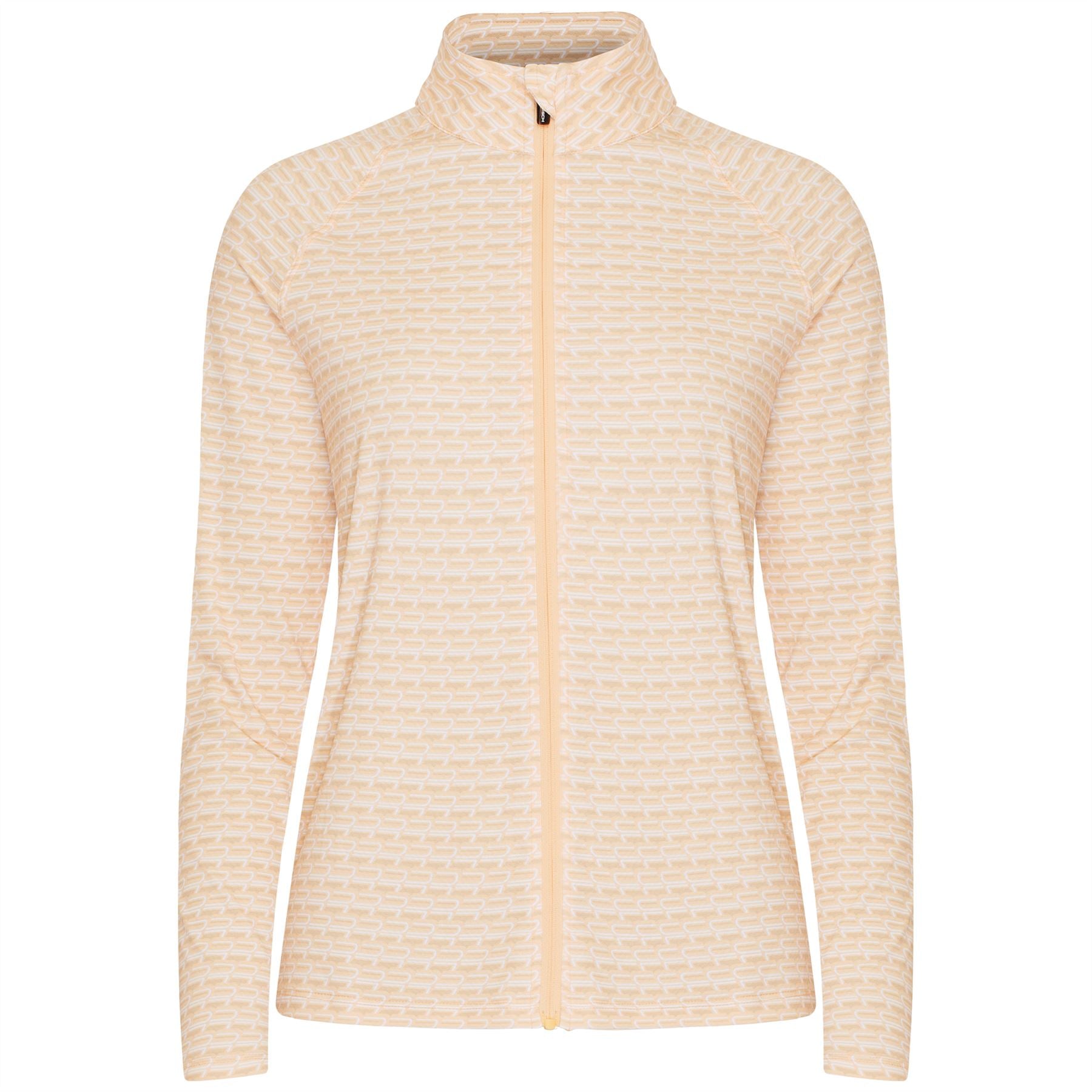 Nicky Full Zip Jacket Monogram Peach