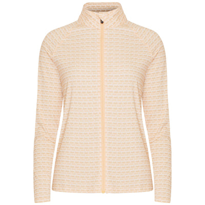 Nicky Full Zip Jacket Monogram Peach