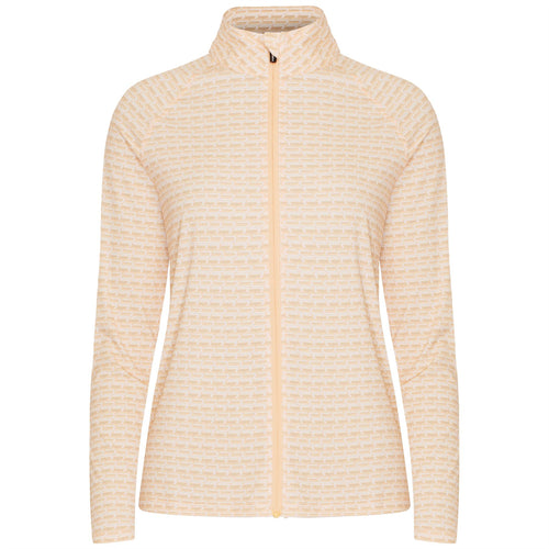Nicky Full Zip Jacket Monogram Peach