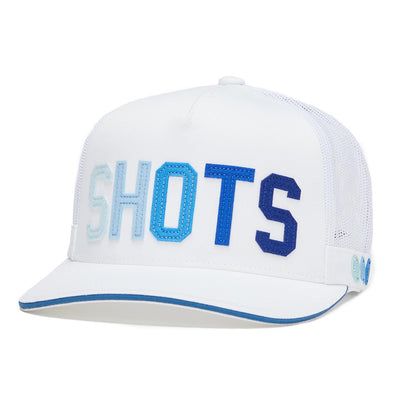 Shots Interlock Knit Trucker Hat Snow/Glory - SS24