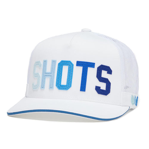 Shots Interlock Knit Trucker Hat Snow/Glory - SS24