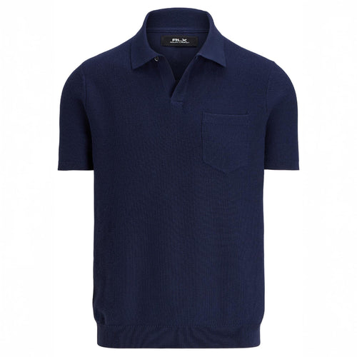 RLX Cotton Knit Sweater Polo Refined Navy - SS25