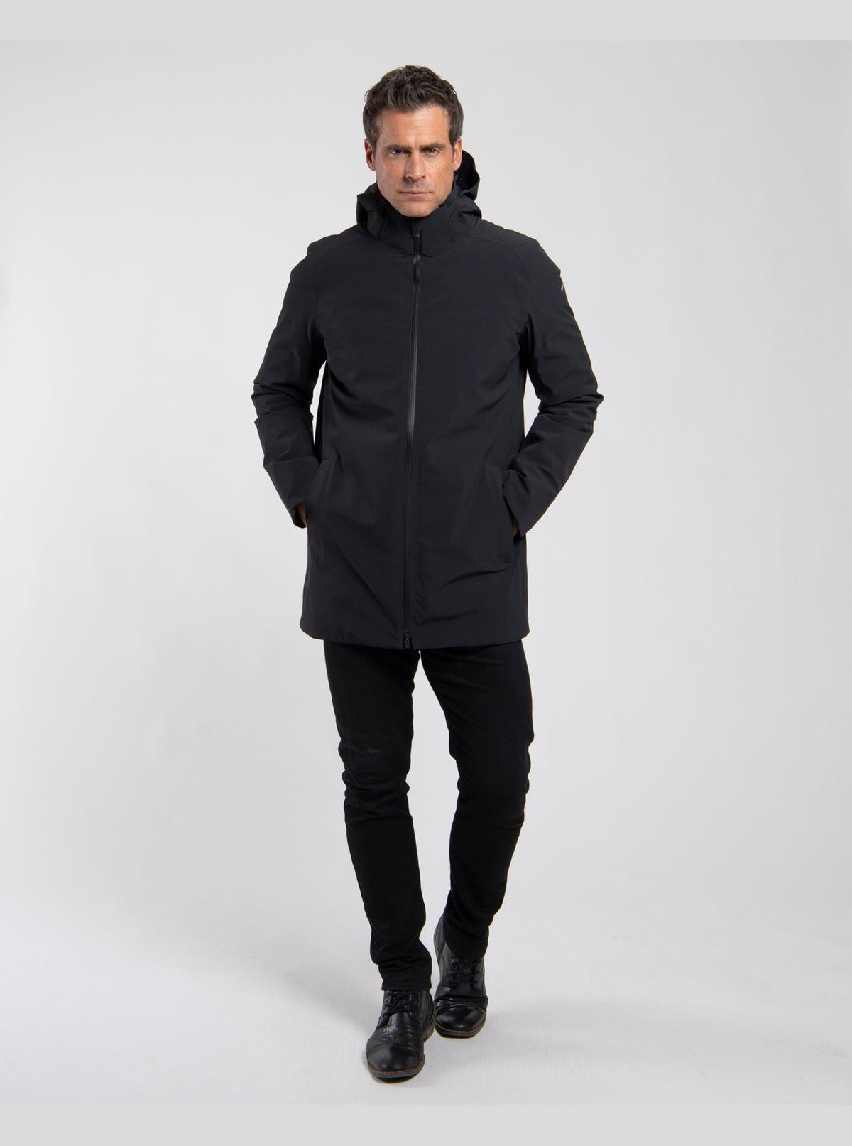 London City Coat Black