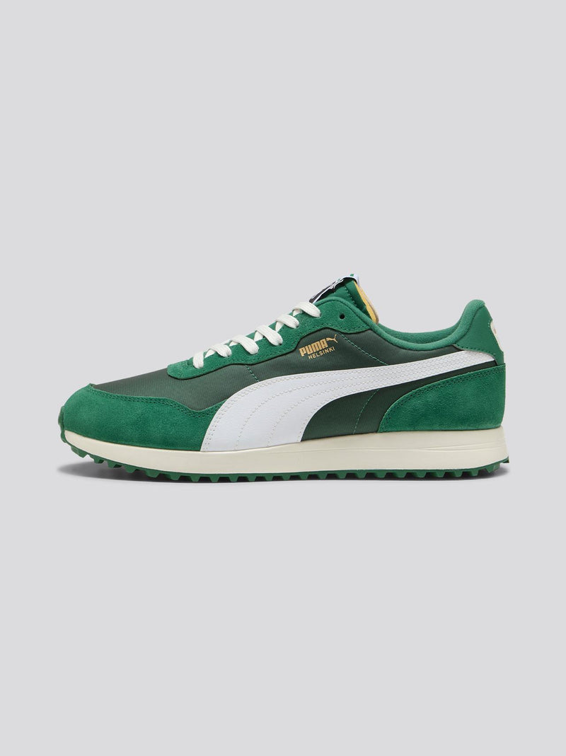 Helsinki G Spikeless Golf Shoes Vine/Puma White